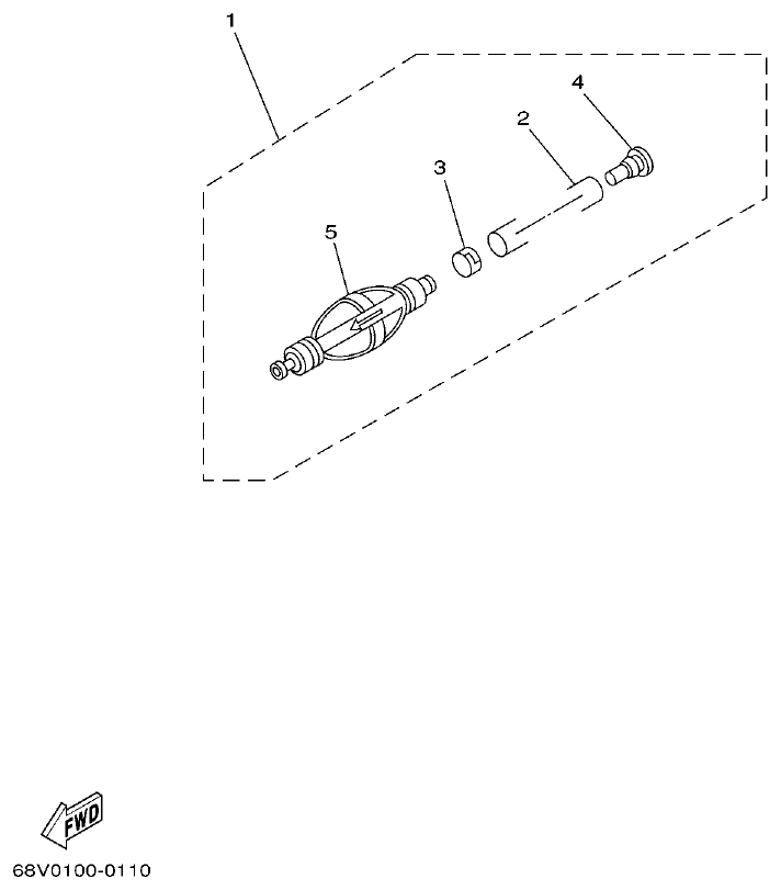 Yamaha 20 FUEL 2 parts diagram